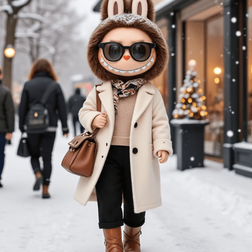 AI Labubu generator result – magical forest Labubu avatar